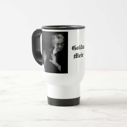 Golda Meir, Israëlische premier Reisbeker (Voorkant links)