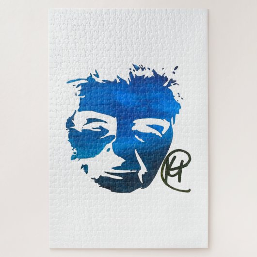 Golda Meir Splatter Art Puzzel (Verticaal)