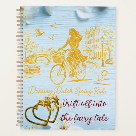 GoldAmsterdam Abstract Romantisch Vintage StratenR Planner (Voorkant)