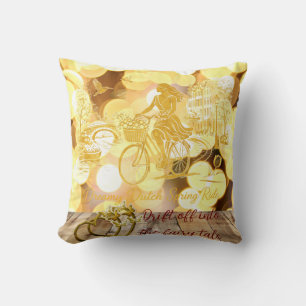 GoldAmsterdam Abstract Romantisch Vintage StreetRi Kussen