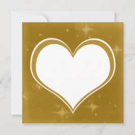GoldBling Hart Foto Gepersonaliseerde Kaart