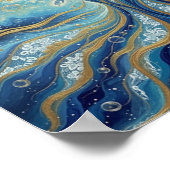 GoldBlueMysticAngel Poster (Hoek)