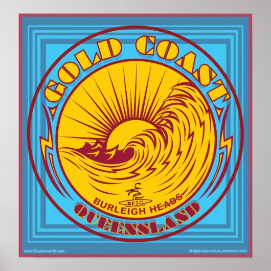 GOLDCOAST, VICTORIA, OOSTENRIJK, OVERLEVING POSTER (Voorkant)