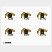 goldcougar, CASTILLO Ronde Sticker (Vel)