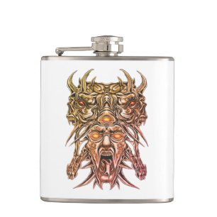 GoldDemon Face Heupfles