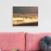 GoldDust Collectie "Op weg naar de Waterhole" Canvas Afdruk (Insitu (Woonkamer))