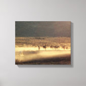 GoldDust Collectie "Op weg naar de Waterhole" Canvas Afdruk (Voorkant)