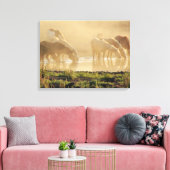 GoldDust Series gewikkeld canvas Afdruk (Insitu (Woonkamer))