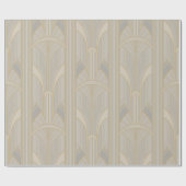 Golden20s Art Deco - Zilver Goud Cadeaupapier (Vlak)