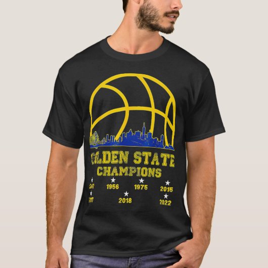 Golden 2022 Basketball For Men Women Warriors T-shirt (Voorkant)