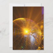 GOLDEN 2025 Nieuwjaar Eve custom jaar Uitnodiging (Achterkant)