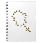 Golden "3-D" Chaplet of Rosary Notitieboek (Voorkant)
