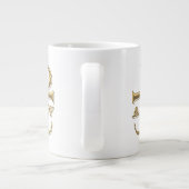 Golden "3-D" Chi-Rho met Anchor Grote Koffiekop (Achterkant)