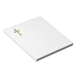 Golden "3-D" Cross 2 Notitieblok