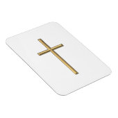 Golden "3-D" Cross Magneet (Rechterzijde)