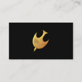 Golden "3-D" Heilige Geest Visitekaartje (Achterkant)