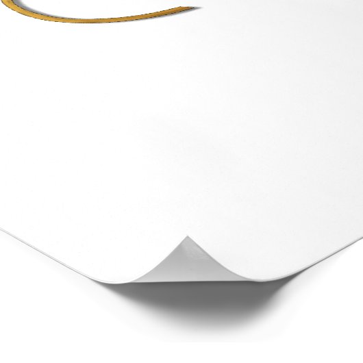 Golden "3-D" IHS Poster (Hoek)