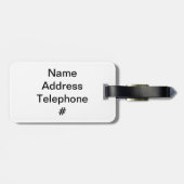 Golden "3-D" Jezus Christus: Verkopers Bagagelabel (Achterkant horizontaal)