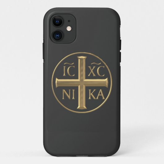 Golden "3-D" Jezus Christus: Verkopers Case-Mate iPhone Case (Achterkant)