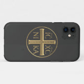 Golden "3-D" Jezus Christus: Verkopers Case-Mate iPhone Case (Achterkant (horizontaal))
