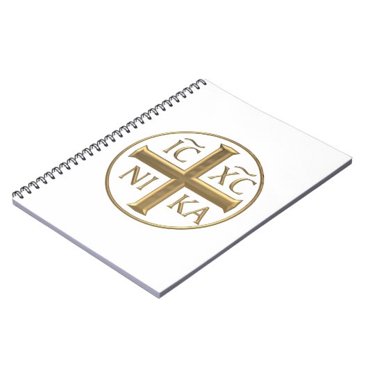 Golden "3-D" Jezus Christus: Veroveraars Notitieboek (Linkerzijde)