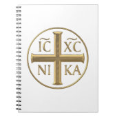 Golden "3-D" Jezus Christus: Veroveraars Notitieboek (Voorkant)