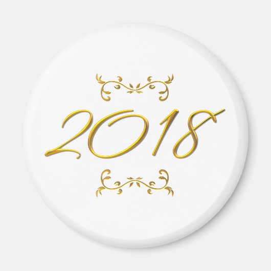 Golden 3-D Kijk 2018 Magneet (Voorkant)