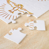 Golden 3-D Kijk Ascent van de Heilige Geest Legpuzzel (Zijkant)