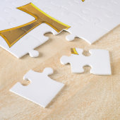 Golden 3-D Kijk Franciscan Tau Cross Legpuzzel (Zijkant)