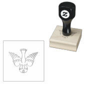 Golden 3-D: Kijk naar de Heilige Geest Rubberstempel (Gestempeld)