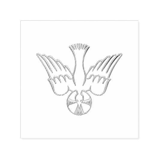 Golden 3-D: Kijk naar de Heilige Geest Zelfinktende Stempel (Design)