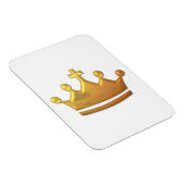 Golden "3-D" Kroon Magneet (Rechterzijde)