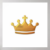 Golden "3-D" Kroon Poster (Voorkant)