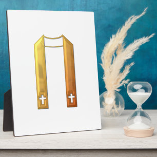 Golden "3-D" Liturgical Stole Fotoplaat
