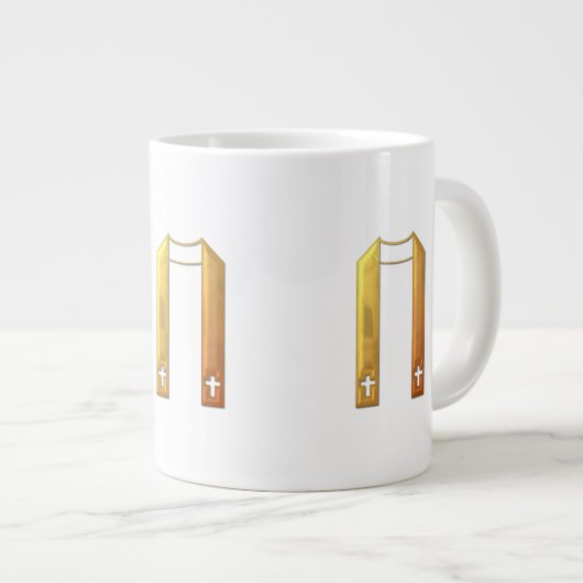 Golden "3-D" Liturgical Stole Grote Koffiekop (Voorkant rechts)