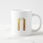 Golden "3-D" Liturgical Stole Grote Koffiekop (Rechts)