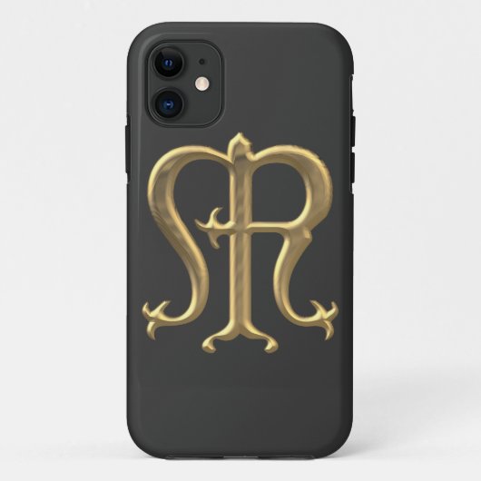 Golden "3-D" Maagd Mary Symbol Case-Mate iPhone Case (Achterkant)