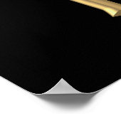 Golden "3-D" Moeder van God (Ma Di)-symbool Poster (Hoek)