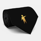 Golden "3-D" Priest/Minister 2 Stropdas (Opgerold)