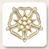 Golden "3-D"-Roos Bier Onderzetter (Voorkant)