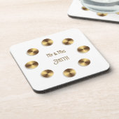 Golden 3D-element Bier Onderzetter (Linkerzijde)