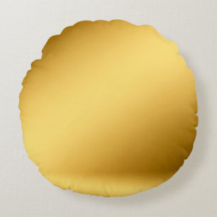 Golden 3d kamer. Background3d, abstract, herfst, g Rond Kussen