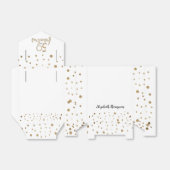 Golden 50 en Fabulous gepersonaliseerde verjaardag Bedankdoosjes (Uitgevouwen)