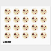 Golden 50 Jubileum Ronde Sticker (Vel)