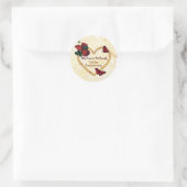 Golden 50 Jubileum Ronde Sticker (Tas)