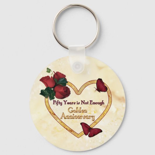 Golden 50 Jubileum Sleutelhanger (Voorkant)