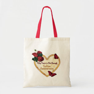 Golden 50 Jubileum Tote Bag