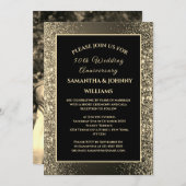 Golden 50e bruiloft Jubileum Foto Goud Kaart (Voorkant / Achterkant)