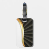 Golden 50e bruiloft religieus Jubileum Bagagelabel (Achterkant verticaal)