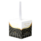 Golden 50e bruiloft religieus Jubileum Decoratie (Achter hoekig)